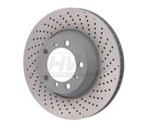 Disco de freno SHW PRR31224 trasero, ventilado , altamente carbonizado, 1 Pieza