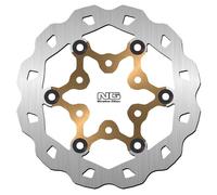 Disco de freno sobredimensionado ng brakes ondulado flotante para moto repuestos