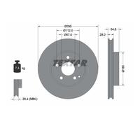 Disco de freno TEXTAR 92115105 delantero, ventilado , altamente carbonizado, 1 Pieza