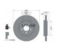 Disco de freno TEXTAR 92126803 trasero, ventilado , 1 Pieza