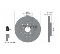 Disco de freno TEXTAR 92152303 trasero, ventilado , 1 Pieza