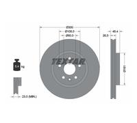 Disco de freno TEXTAR 92277205 delantero, ventilado , altamente carbonizado, 1 Pieza