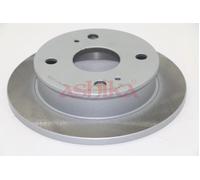 2x ASHIKA Disco De Freno Trasero Sólido Ø230,5mm Para Toyota Corolla Coupe AE86