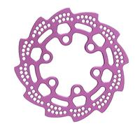 Disco de freno trasero de aleación de aluminio RC para LOSI 1:4 Promoto MX motocicleta Dirtbike piezas de mejora (Púrpura)