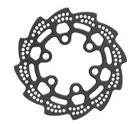 Disco de freno trasero de aleación de aluminio RC, pieza de mejora de alto rendimiento para LOSI 1 4 Promoto MX, motocicleta Dirtbike, duradera, ligera, 7g (Negra)