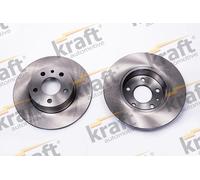 2x Disco de freno macizo 6053010 KRAFT AUTOMOTIVE para ALFA ROMEO LANCIA FIAT