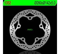 Disco de freno trasero NG para Aprilia SRV 850 12-17, Gilera GP 800 08-13 (280 x