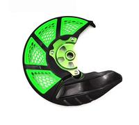 Disco de Freno Trasero Protector de la cubierta del Rotor del disco de freno delantero de la motocicleta apto para Kawasaki KX125 KX250 KX250F KX450F KLX450R 2006-2017 Protector de Disco(Black green)
