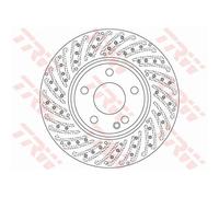 Disco De Freno Trw DF6262S Trw Single para Mercedes Benz Mercedes Benz