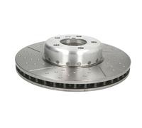 Disco de freno TRW DF6604S delantero, ventilado , ranurado, altamente carbonizado, 1 Pieza