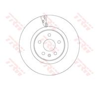 Disco de freno TRW DF6700S delantero, ventilado , altamente carbonizado, 1 Pieza