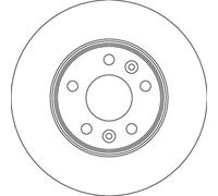 TRW Discos de freno para FIAT: Talento (Ref: DF6720S)