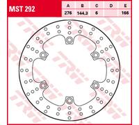 Disco de freno TRW MST292, 1 Pieza