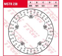 Disco de freno TRW MSTR238, 1 Pieza
