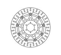 Disco de freno TRW MSW243, 1 Pieza