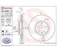 Disco de freno VW MULTIVAN T5 2.0 09.B498.11