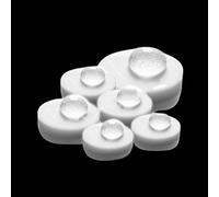 Disco de frita de filtro de polietileno hidrófilo PE, paquete de 20, diámetro de 5,8 mm a 49,5 mm, tamaño de poro de 20 um for cartucho SPE y cromatografía(Dia6.0mm)