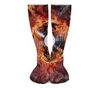 Disco De Fuego De Éxitos Calientes Mujer Hombre Calcetin Para Correr Deporte Cómodos Calcetin De Senderismo Antiolores Calcetines De Running Para Correr Senderismo Tenis