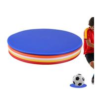 Disco de fútbol para entrenamiento, juego de conos marcadores de agilidad portátiles, discos ligeros para señales de campo, equipo de taladro de fútbol adecuado para establecer límites, velocidad y