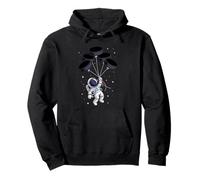 Disco de Hockey Globo Astronauta Flotante Espacio Sudadera con Capucha