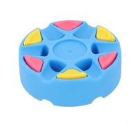 Disco de hockey para interiores con diseño de 6 golpes que mejora la estabilidad deslizante durante el uso (azul)