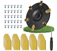 Disco de Hoja, 30 Cuchillas, 30 Tornillos Compatible con Segway Navimow i105E, i108E, i110N, i205 AWD, i208 AWD Robot de Corte de Piezas de Repuesto, Accesorios para Navimow robots cortacéspedes