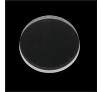 Disco de lámina de vidrio de borosilicato transparente for válvula de caldera, diámetro 30-150 mm, espesor 15 mm, brida, 1 unidad(80mm)