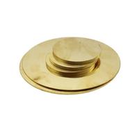 Disco de latón circular, placa ciega, hoja plana, diámetro redondo, de 2 mm a 200 mm para manualidades y reparación de maquetas(Thickness 0.5mm 1pc,Diameter 47mm)