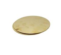 Disco de latón circular, placa en blanco, hoja plana redonda, 1 ud.(Thickness 2mm 1pc,Diameter 15mm)