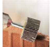 Disco de lija de grano 80 de 1680 mm, material de tela de esmeril con vástago de 6 mm para pulir y moler metal, madera y otros materiales (40 mm)