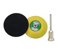 Disco de Lijado de Gancho y Bucle de 2 piezas 3 pulgadas 75mm Shank 3mm, Disco de Pulido de Molienda Uso para Bandeja de Esponja Peluche Papel de Lija