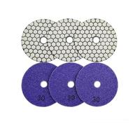 Disco de lijado de resina flexible for granito y mármol, 6 unidades, 100 mm de diámetro, for piedra cerámica BYINGS