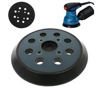 Disco de Lijado125 mm para Lijadora Orbital Bosch, Dureza Media Sistema,Compatible con PEX 300/400 AE/4000 AE/AdvancedOrbit 18