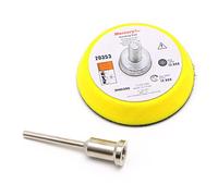 Disco de lijadora de grano mixto de 2 pulgadas, vástago de 3 mm, almohadilla de pulido, placa trasera caliente