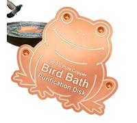 Disco de limpieza de cobre, purificador de baño para pájaros, disco de tratamiento de agua en forma de animal, limpiador de agua para todas las estaciones, herramienta de mantenimiento de baño