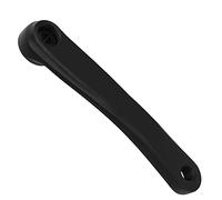 Disco de manivela izquierda para bicicleta de montaña, aleación de aluminio, 170 piezas de reparación de manivelas, orificio de diamante/agujero cuadrado (agujero de diamante negro)