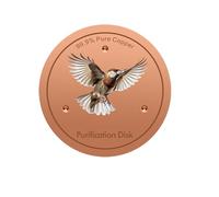 Disco De Metal Para Baño De Pájaros Placa limpiadora purificante