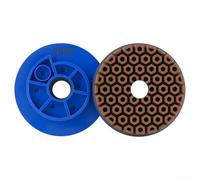 Disco de molienda compatible con máquina de borde automático con bloqueo de caracol para pulir 90 grados y bordes en ángulo con refrigeración por agua (grano 200)