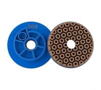 Disco de molienda de borde de mármol con segmento grueso de 10 mm para una vida útil prolongada, funciona con sistemas de bloqueo de caracol en granos de 50 a 3000 (grano 3000)