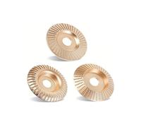 Disco de molienda de madera con placa Thorn para amoladora de ángulo, herramienta abrasiva para pulir bordes de madera y moldear (3 unidades)