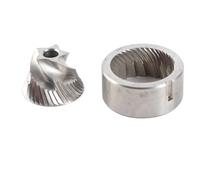 Disco de molienda para molinillo de café, kit de repuesto de fresas cónicas de acero inoxidable 420, disco de molienda de granos de café de precisión para uso en el hogar y para ca (Cono de cinco