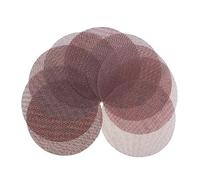 Disco de papel lijado gancho y bucle, Gancho de disco lijado malla, 6 pulgadas, 150mm, grano 80-600. Bloqueo pulido bucle gancho seco(320grit)