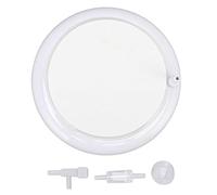 Disco de Piedra de Aire para Acuario, difusor de Burbujas de Aire para pecera, Piedra de oxígeno de cerámica de Primera Calidad para una aireación silenciosa con Niebla densa - com