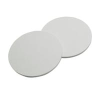 Disco de plástico blanco opaco Disco redondo de plástico ABS blanco, 250 mm, 1-5 mm de grosor, paquete de 2(Thickness 1mm)