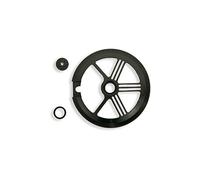 Disco de protección (46/48) Dentado Negro Bicicleta