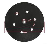 Disco de pulido de 6 pulgadas con configuración de 6 agujeros y almohadilla de interfaz de espuma para lijadoras Metabo SX E 450 y TurboTec
