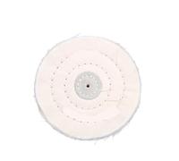 Disco de pulido de algodón grueso de 50 capas: disco de pulido duradero for metal, joyería y más. 1 disco de tela amarillo/blanco.(White,170mm)