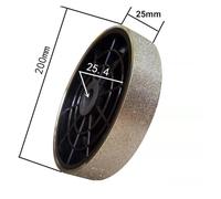 Disco De Pulido De Diamante De 8 Pulgadas, 200 Mm, Orificio De 25,4 Mm, Con Revestimiento Electrolítico, For Joyería De Forma Plana.(320)