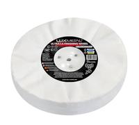 Disco de pulido de franela suelta 200 x 25,4 x 10 mm para muela de banco con casquillo para mandril cónico - Pulido final de espejo para pulir discos de franela Rueda pulidora