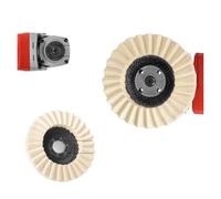 Disco De Pulido De Lana Compatible Con NunDunco De 3/4/4,5/5 Pulgadas, Almohadilla De Fieltro De Lana, Accesorios For Amoladora, Disco De Pulido For Metal, Vidrio Y Cerámica (1 Unidad)(115x22mm B 1pc)